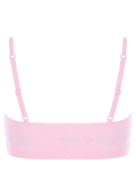 Older Girls Pink Daisy Embroidered Comfort Bra