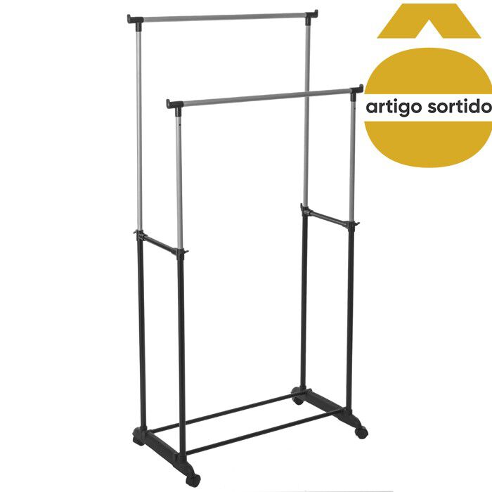 Cavalete de dupla barra regulável 160cm