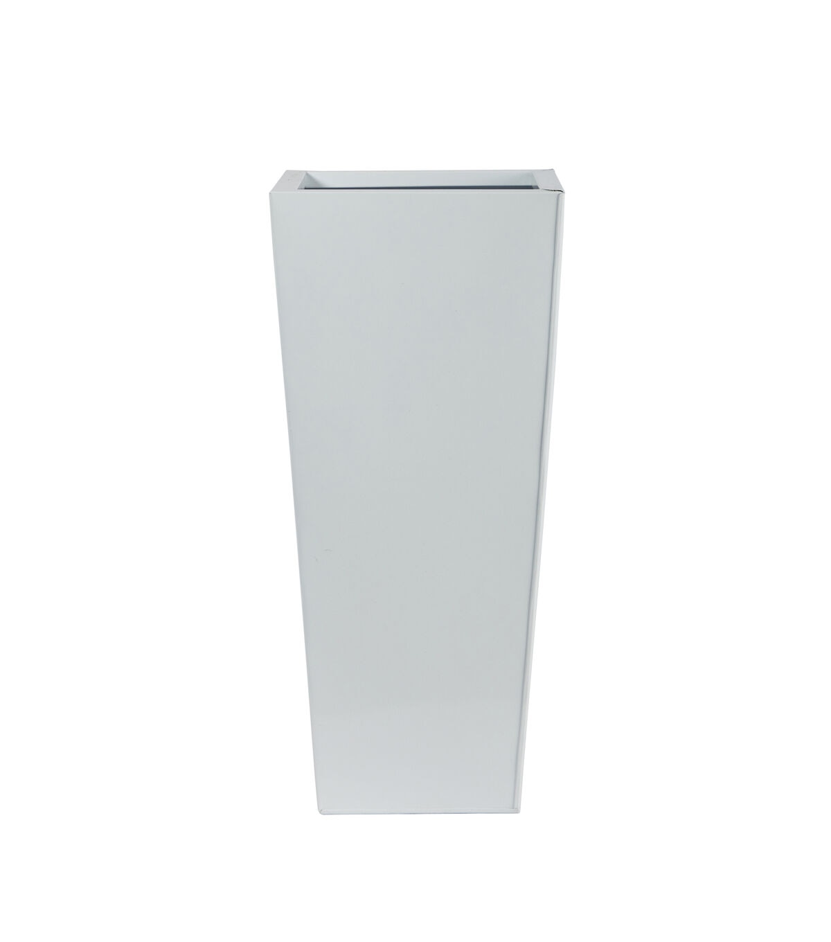 Nearly Natural 22 White Decorative Metal Tower Planter