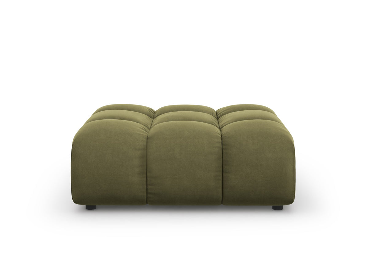 Cosmopolitan Design Poef Sky flueel, lichtgroen - 80x102x43cm