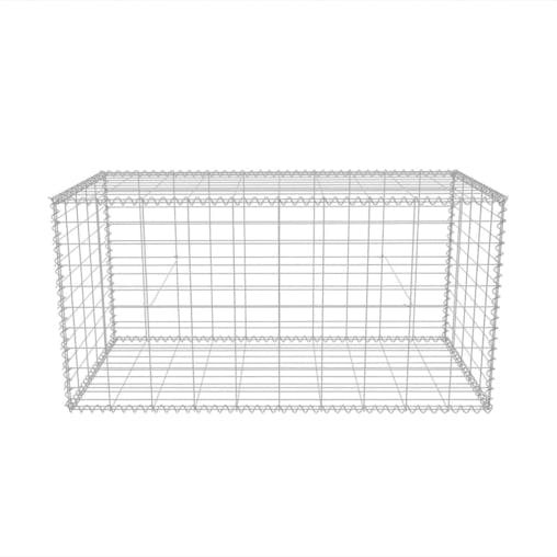 NNEVL Gabion Basket Galvanised Steel 100x50x50 cm