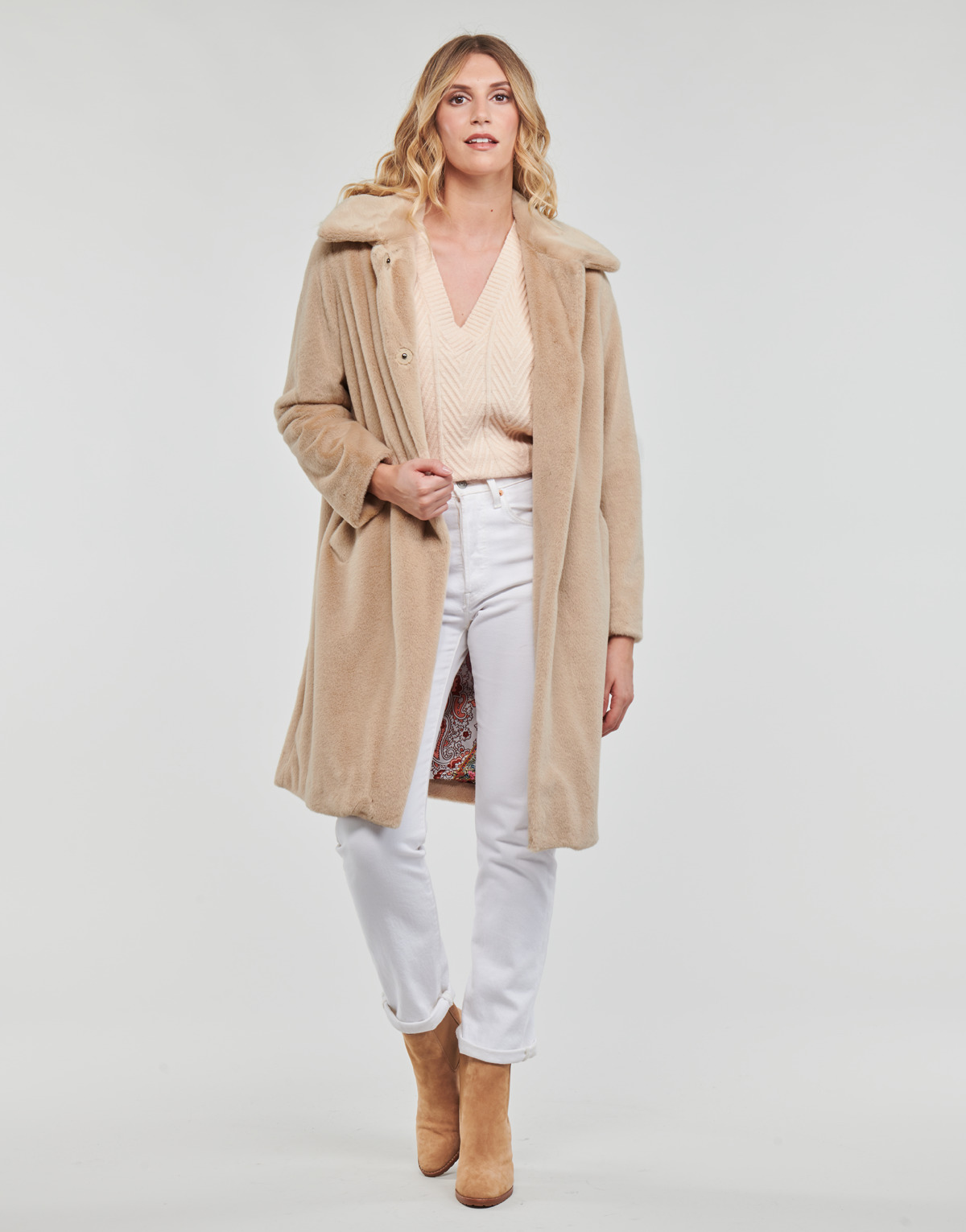 Guess - SIMONNE COAT - Beige