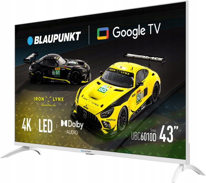 Telewizor LED Blaupunkt 43UBG6010S 43" 4K UHD Google TV WiFi Biały