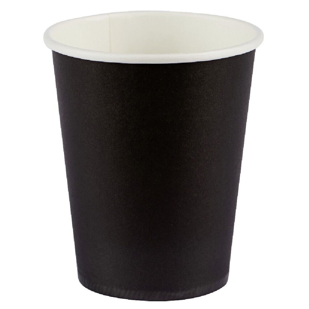 Gobelet en carton noir et blanc 25 cl x12