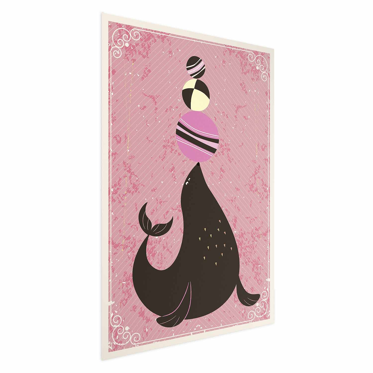 Plakat Foka 21x30 cm