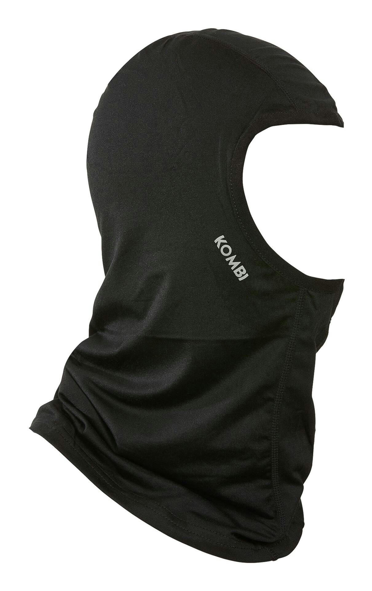 Kombi Fleece Lined Warm Knit Balaclava Face Mask Neck Gaiter Helmet Liner Winter, Black