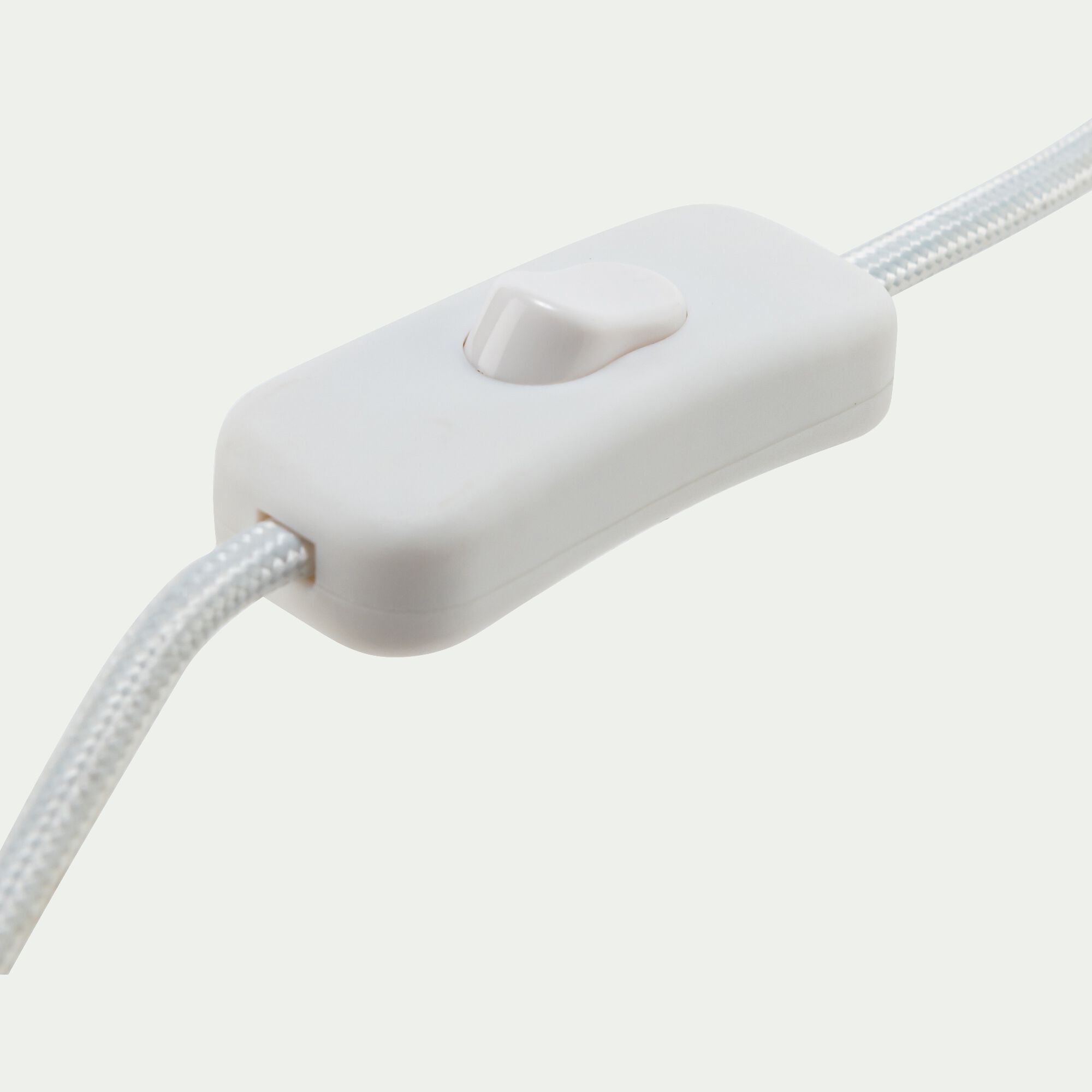 NATALIA - Lampe à poser électrifiée en verre - blanc