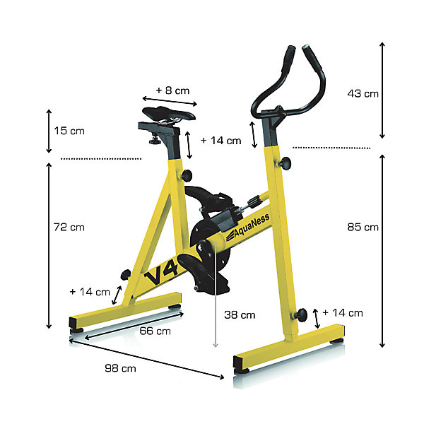 Aquaness - Aquabike V4 - Vélo de piscine