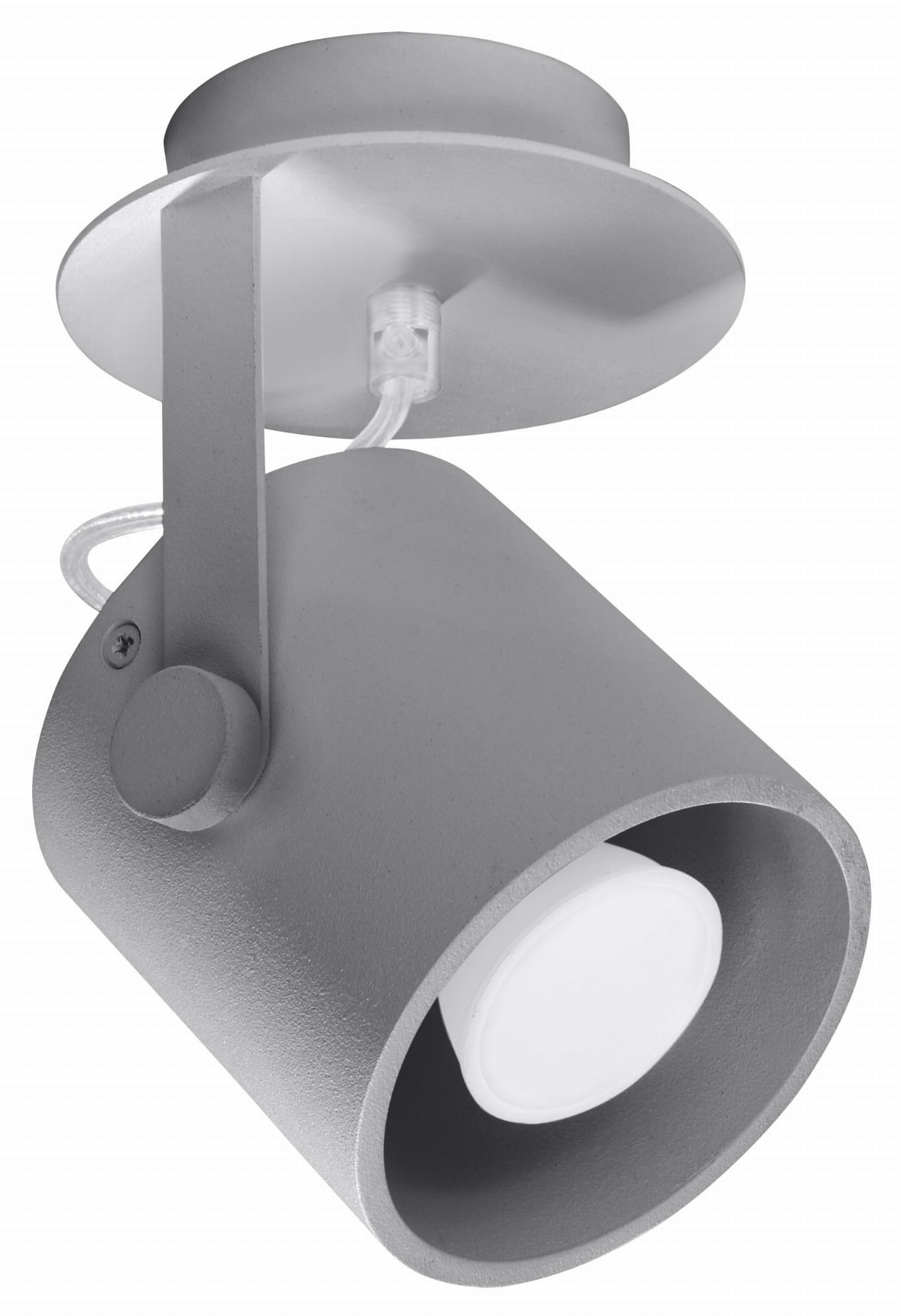 Spot okrągły szary LAROSA1xGU10x40W wym:19x12x12cm IP20 Sollux Lighting
