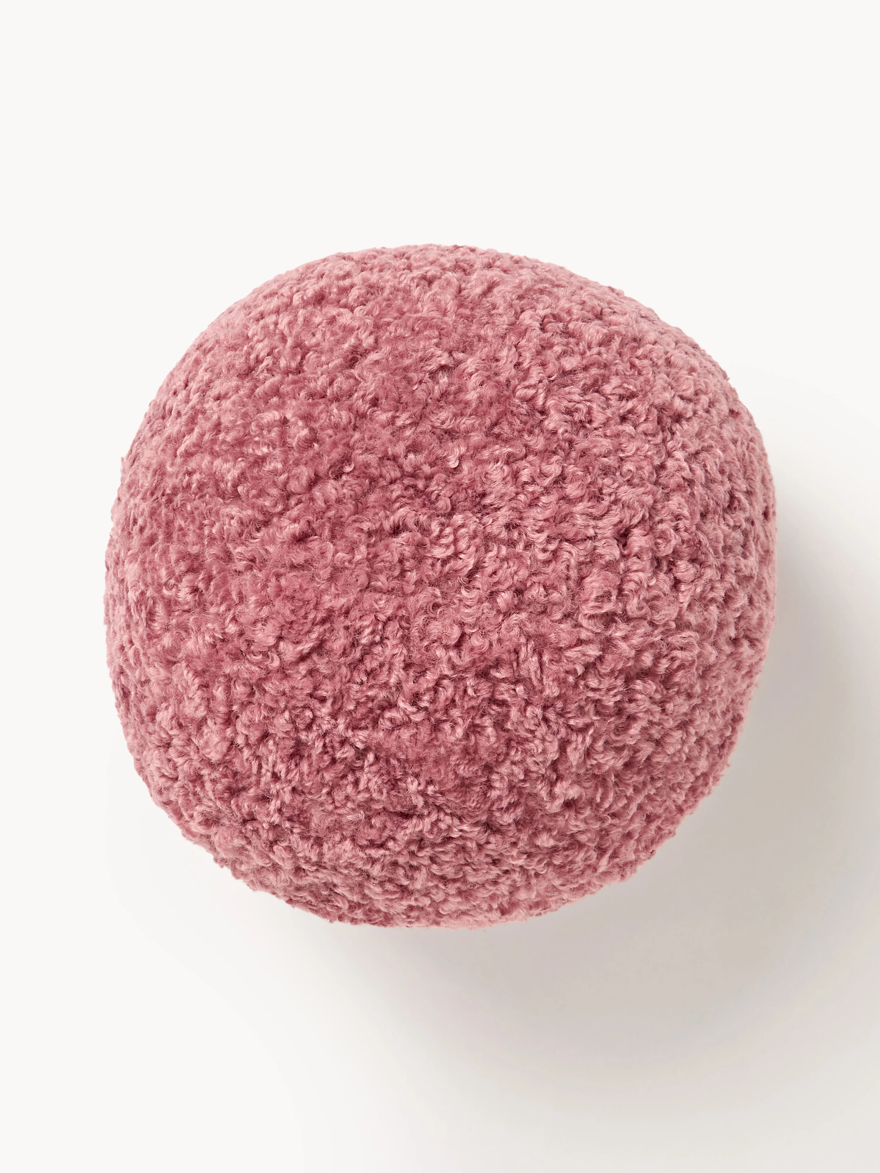 Rundes Teddy-Kissen Dotty