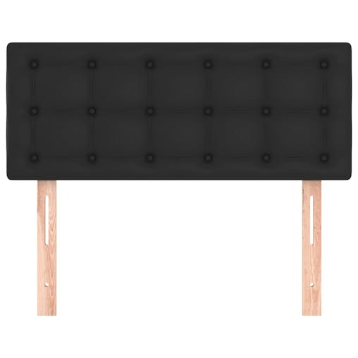 NNEVL Headboard Black 100x5x78/88 cm Faux Leather