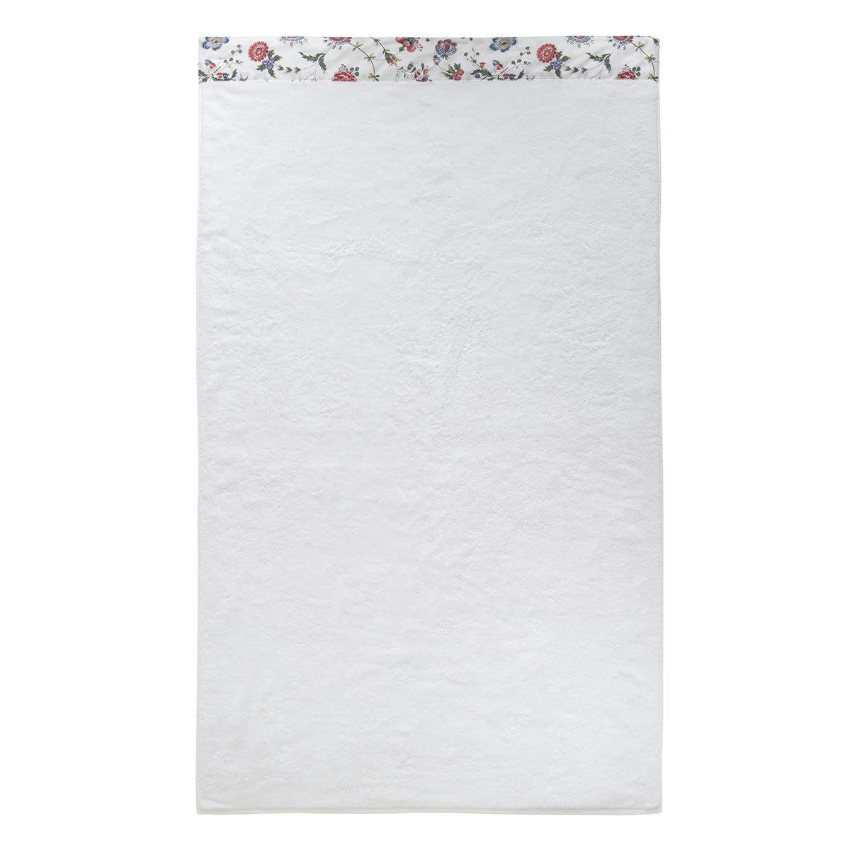 BASTIDE - Drap de bain coton blanc 90x150 cm