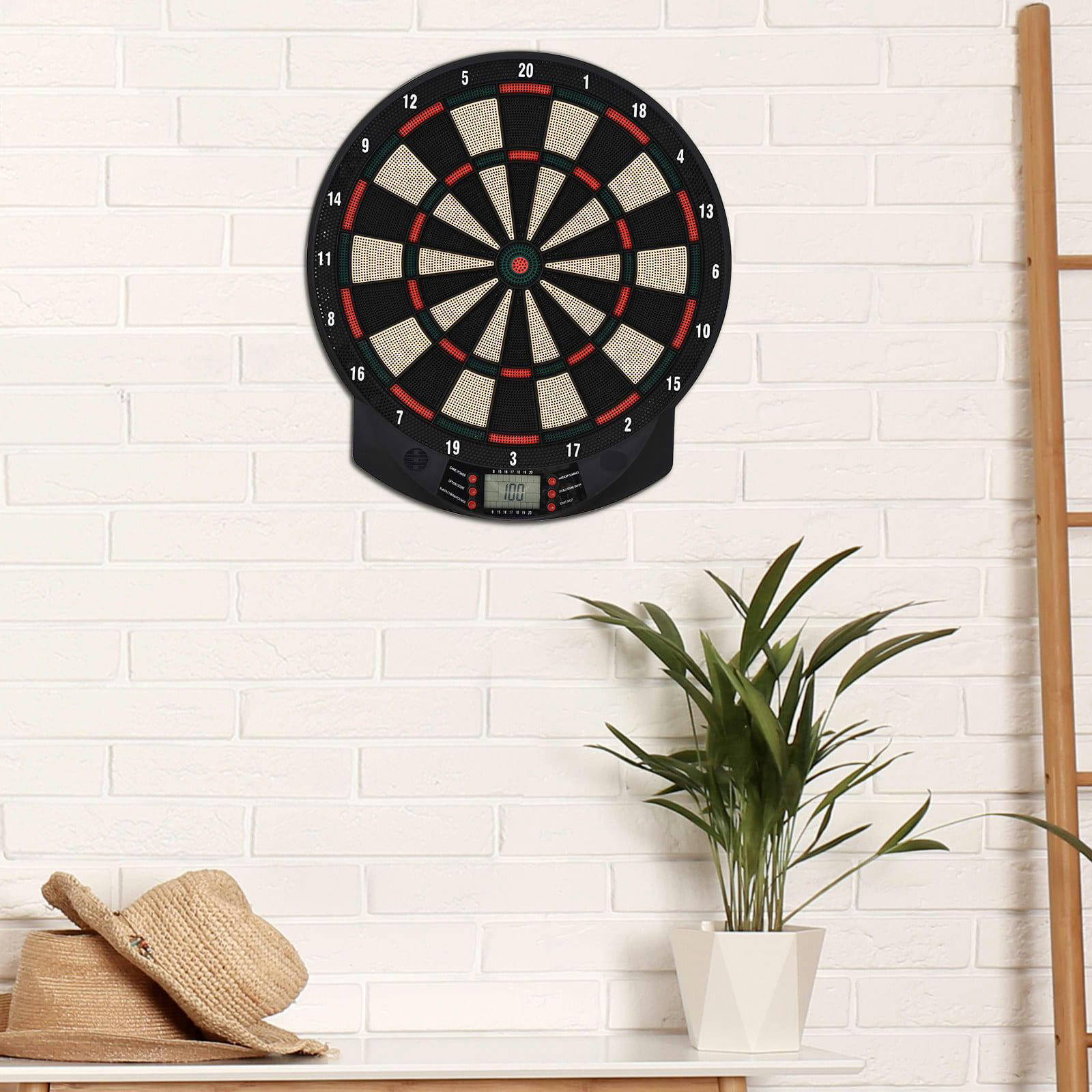 - Cible jeu de fléchettes électronique 26 jeux 8 joueurs haut-parleur