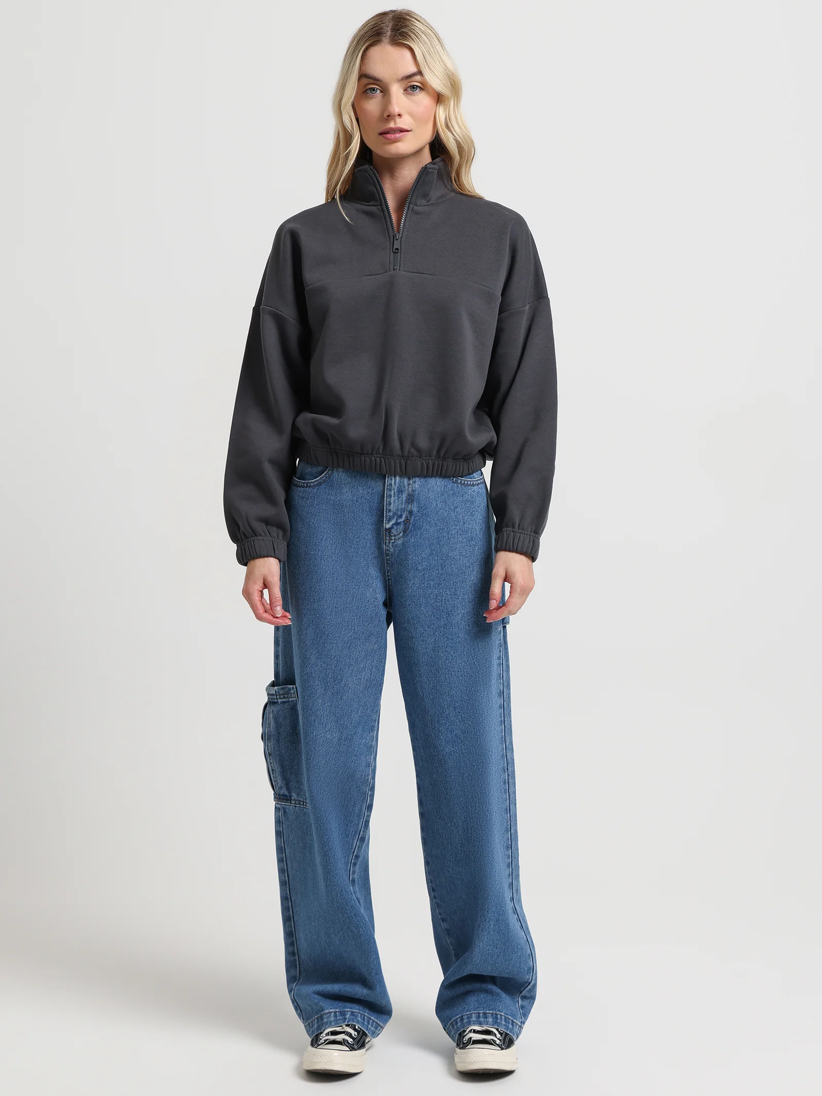 Kyra Half Zip Sweat