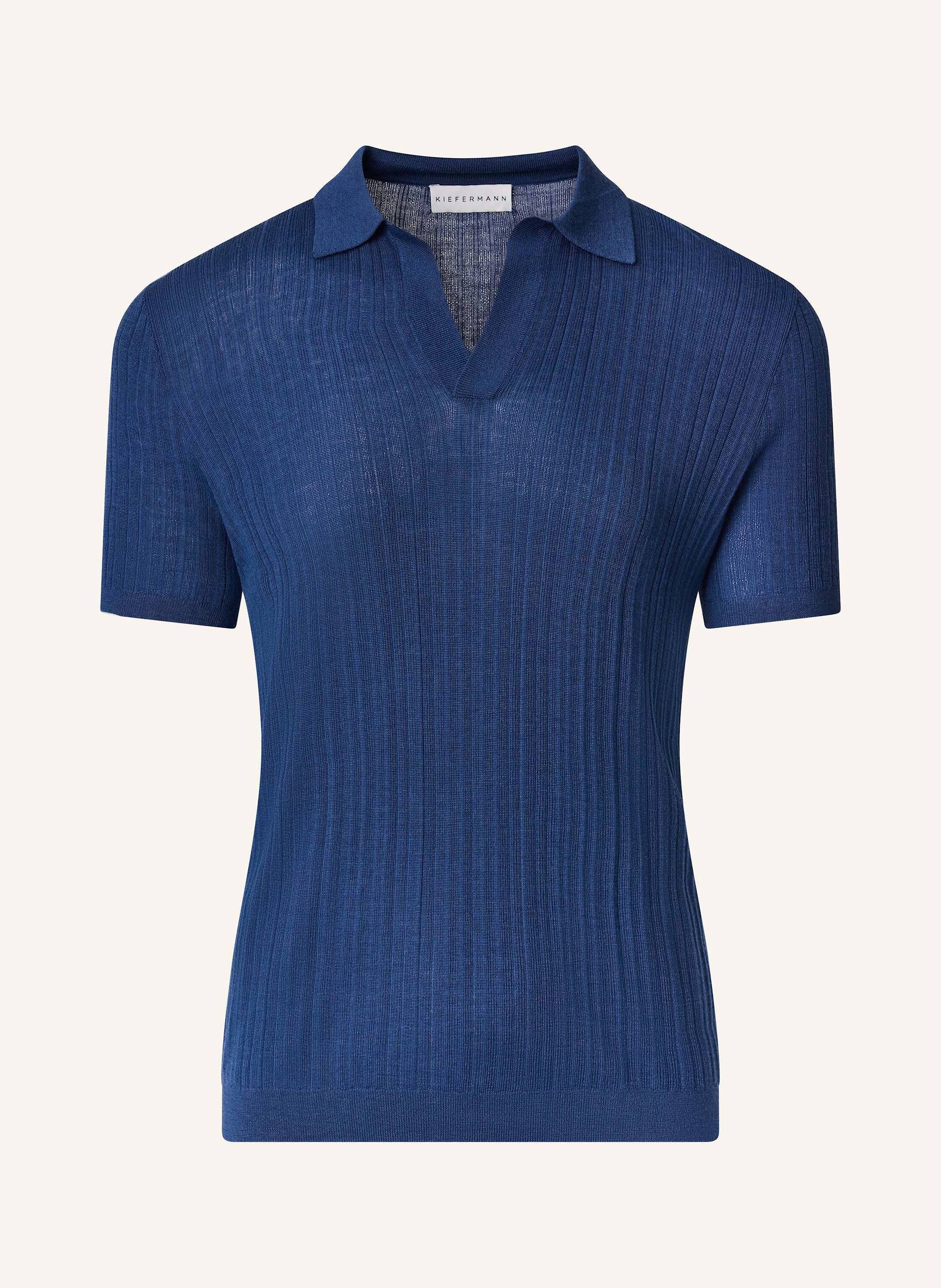 KIEFERMANN Strick-Poloshirt BORTISO aus Merino