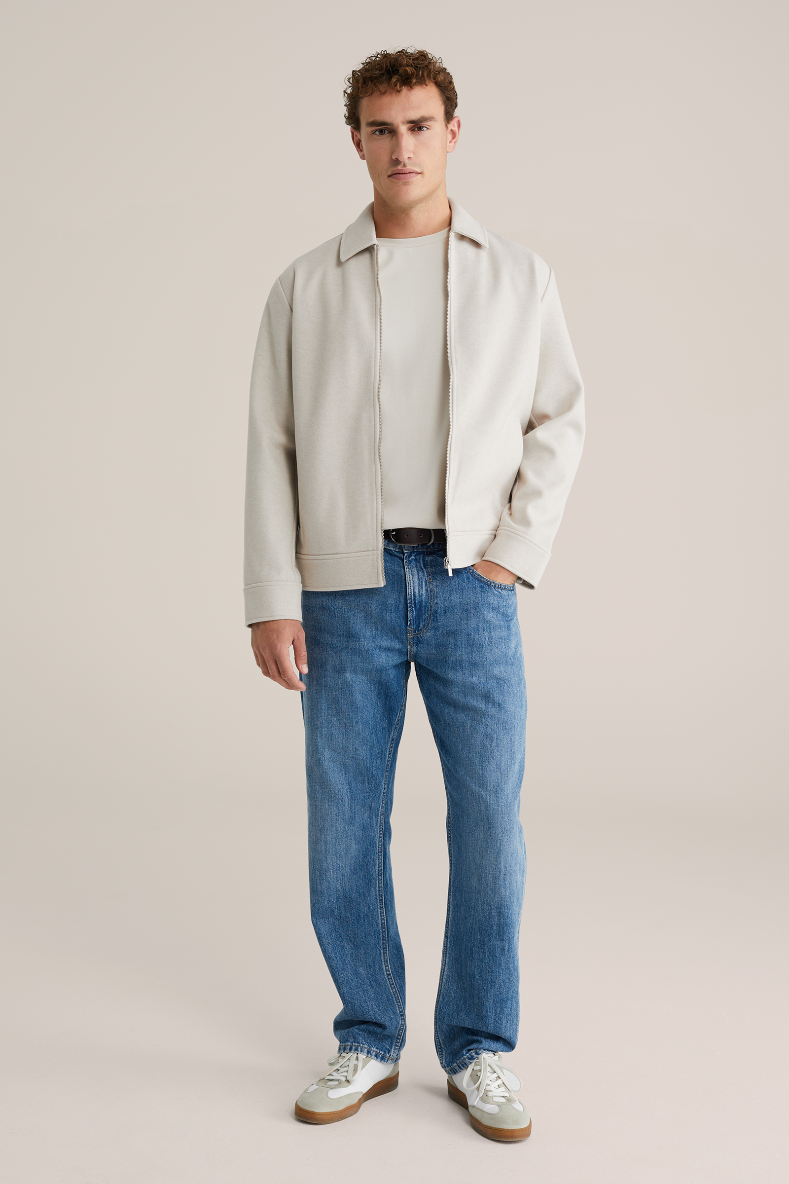 Heren regular fit vest