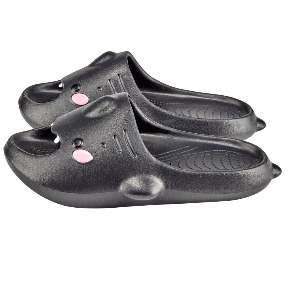 Claquettes raie manta noires 42/43