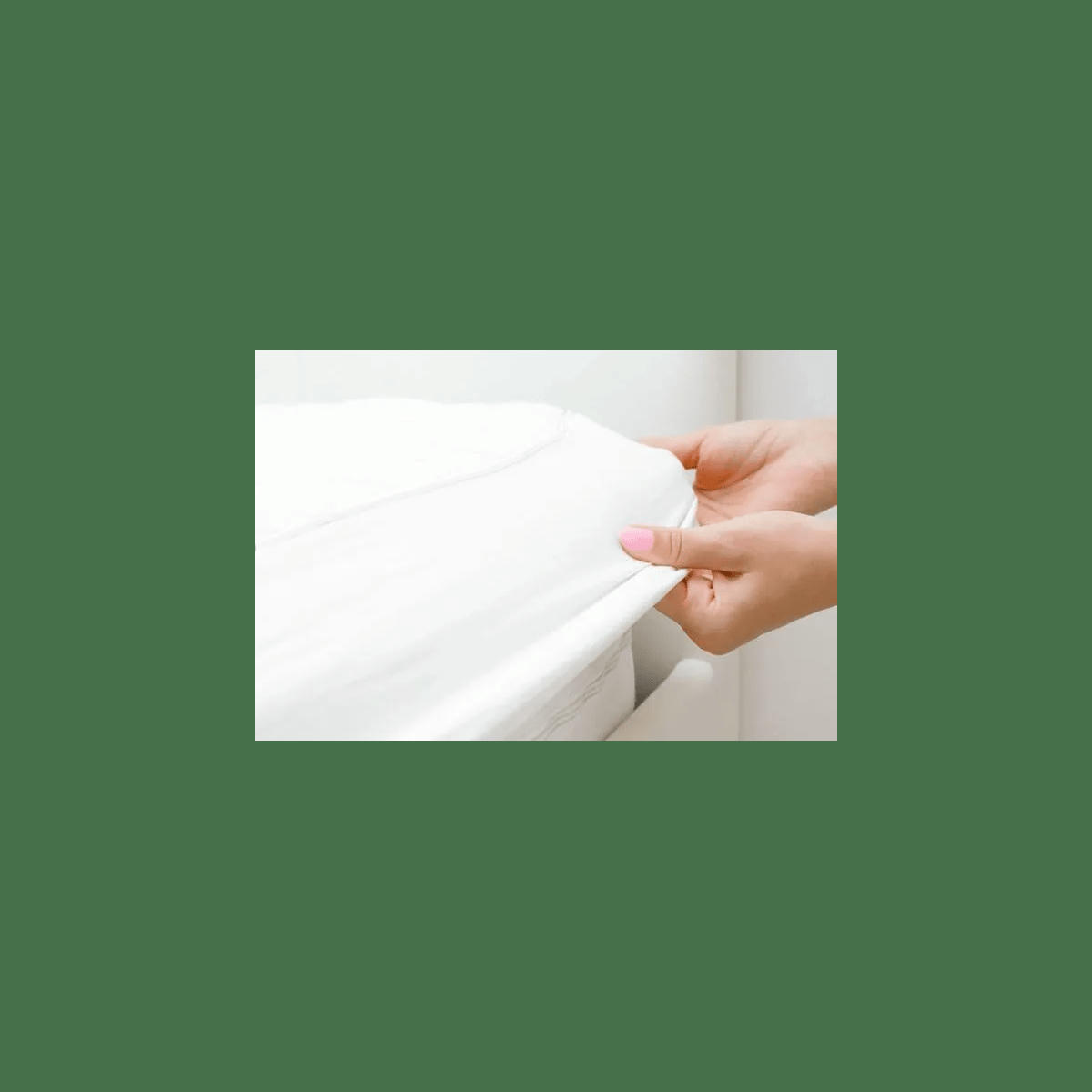 - Protège-matelas bébé 100% coton bio blanc 70 x 140 cm