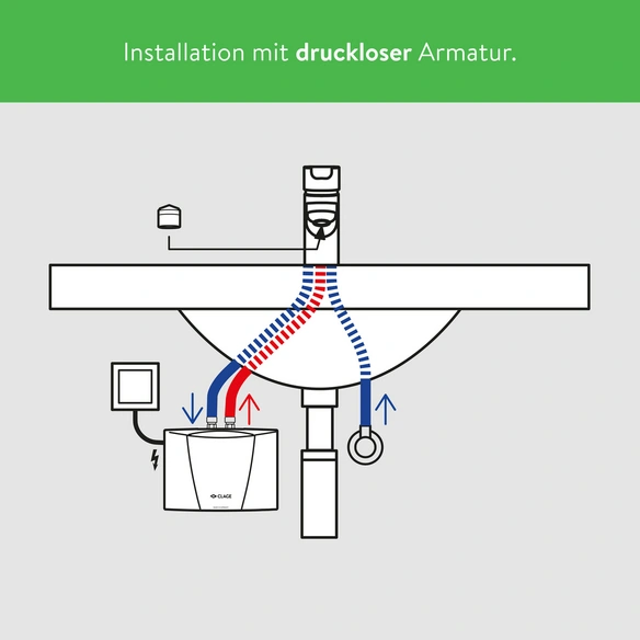 Durchlauferhitzer »M6«, 5,7kW, drucklos, Festanschluss