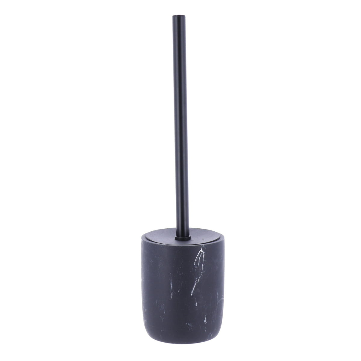 Szczotka toaletowa Everist Black Marble z pojemnikiem