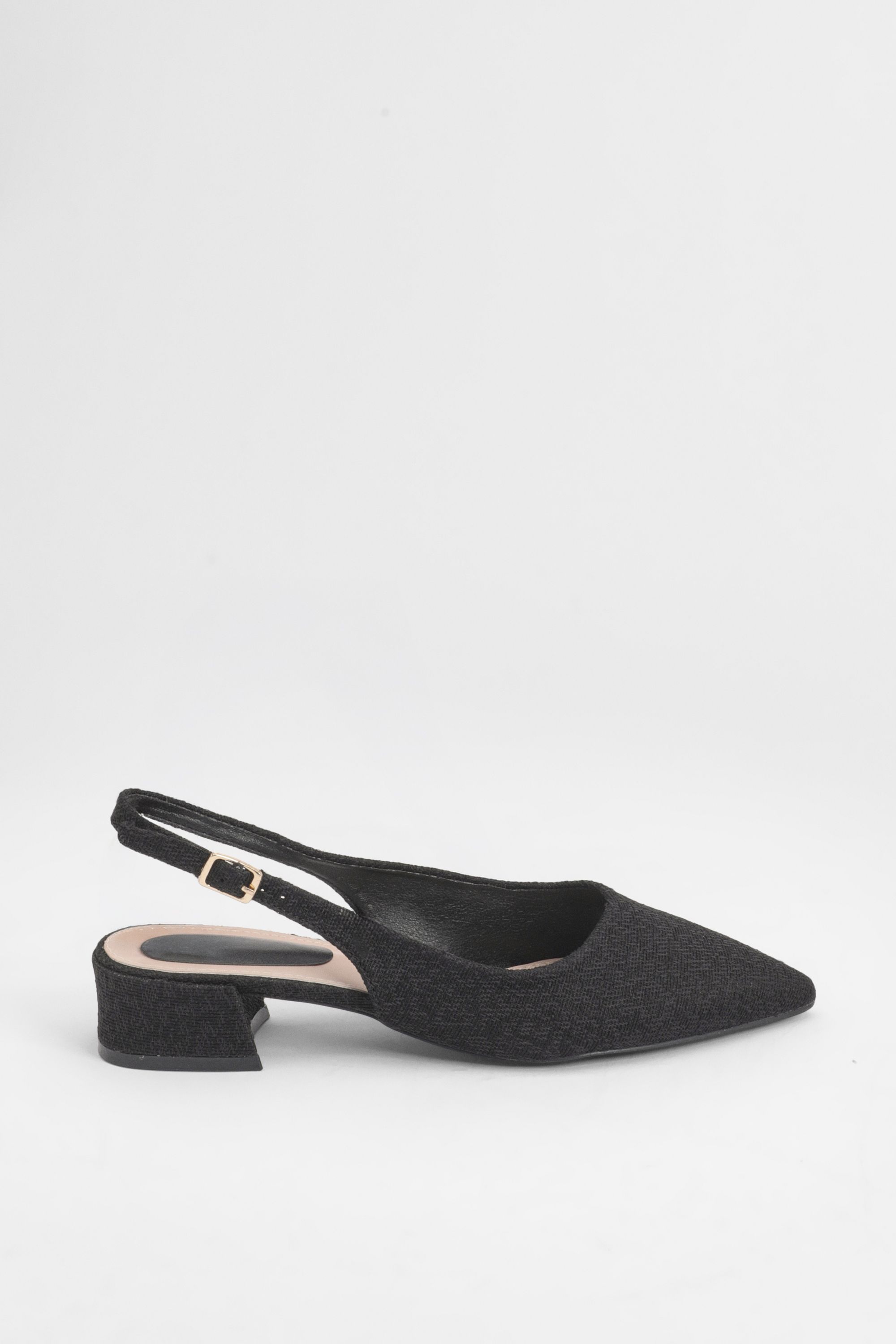 Dorothy Perkins Tamara Low Block Heel Slingback Pointed Ballerinas
