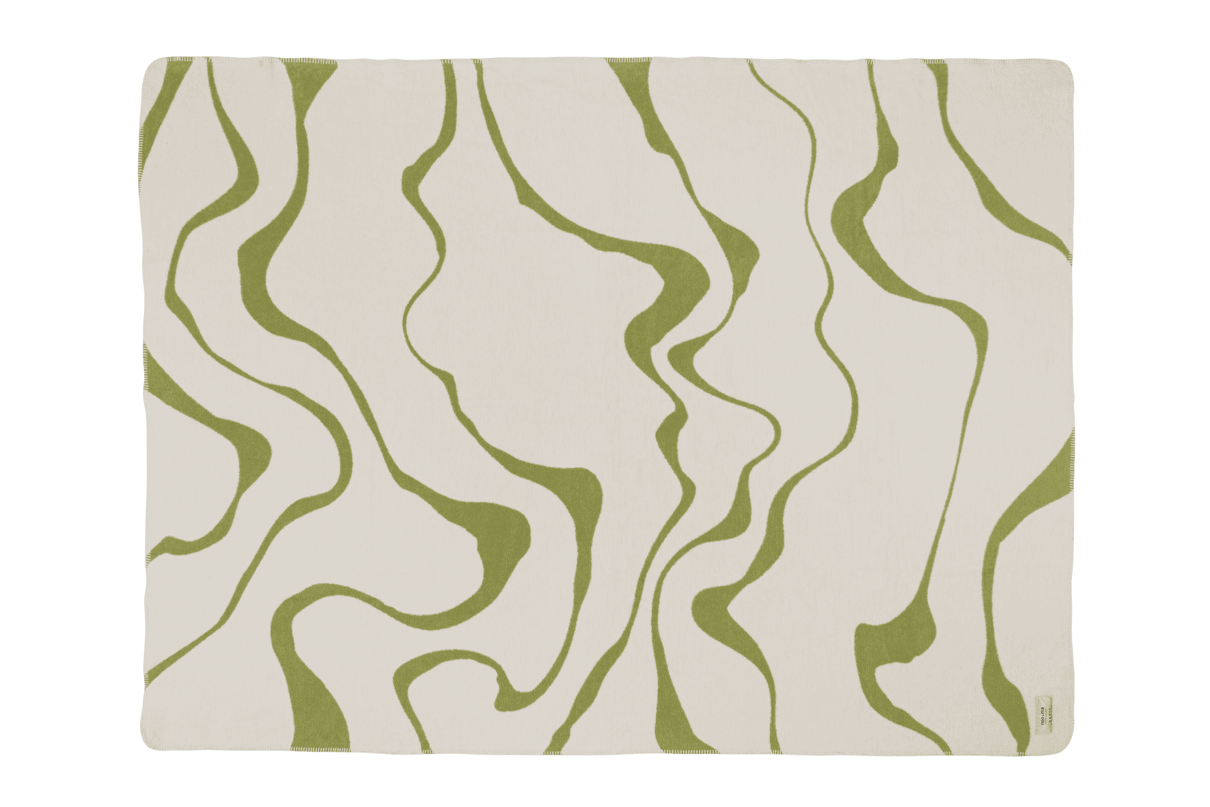 noo.ma FELU Katoenen deken - Matcha Green