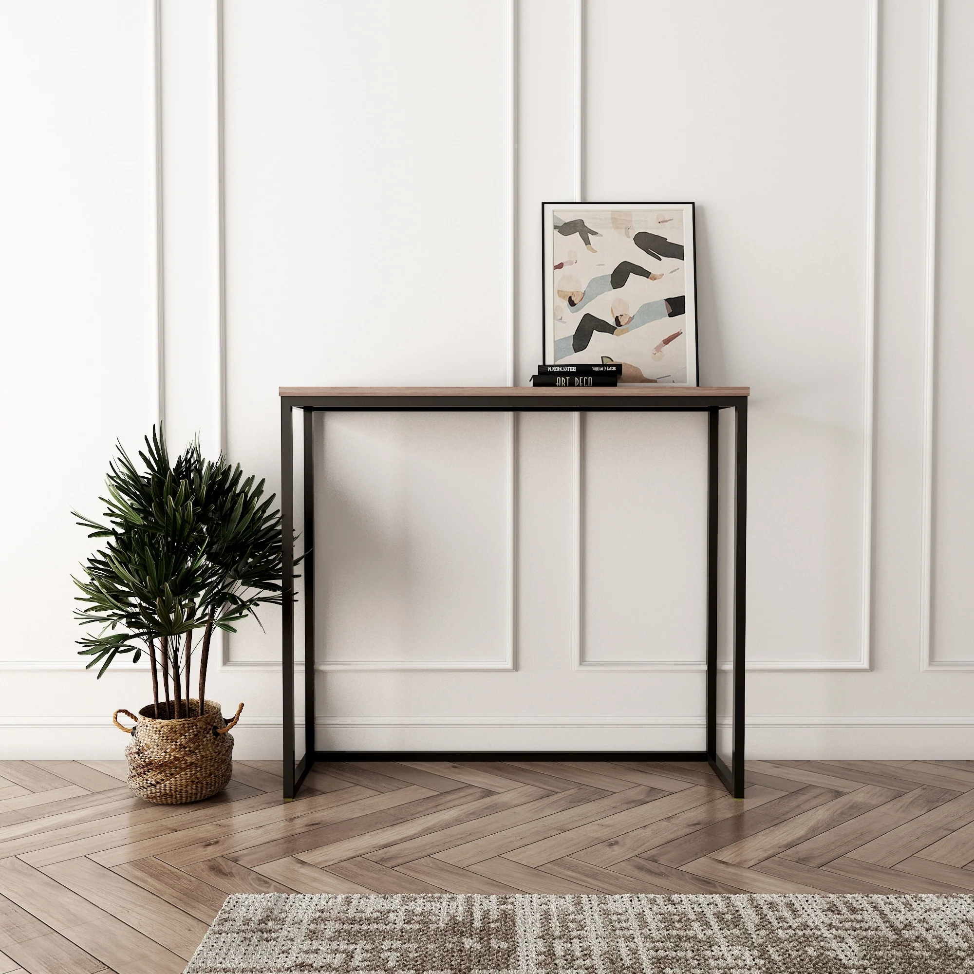 Roomfitters Sofa Console Table, Accent Narrow Foyer Hall Table