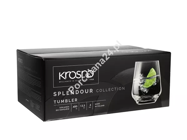 Kpl. szklanek do whisky 400 ml (6 szt) Krosno - Splendour (Sensei / Passion) 8596