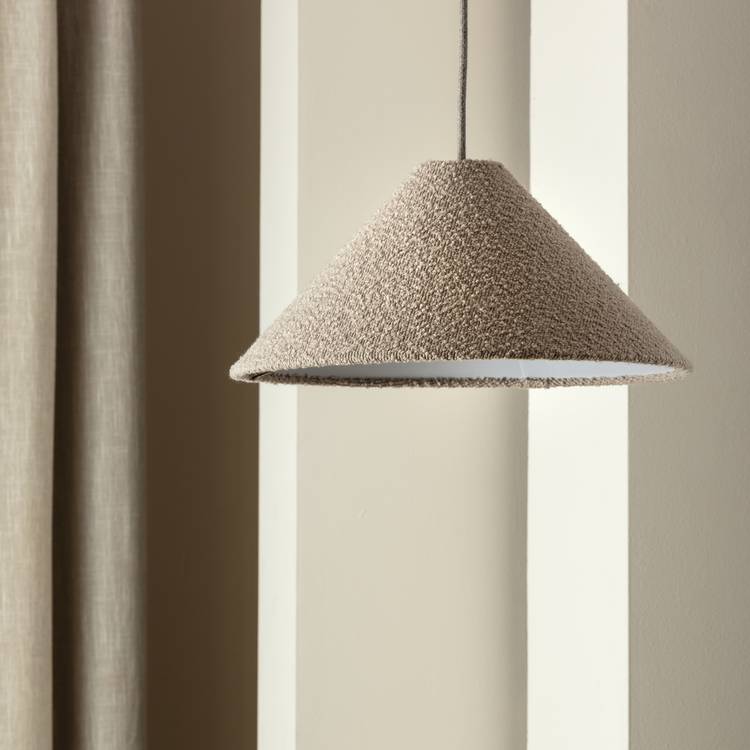 Habitat Cone Taper Natural Easy Fit Lampshade - 40cm