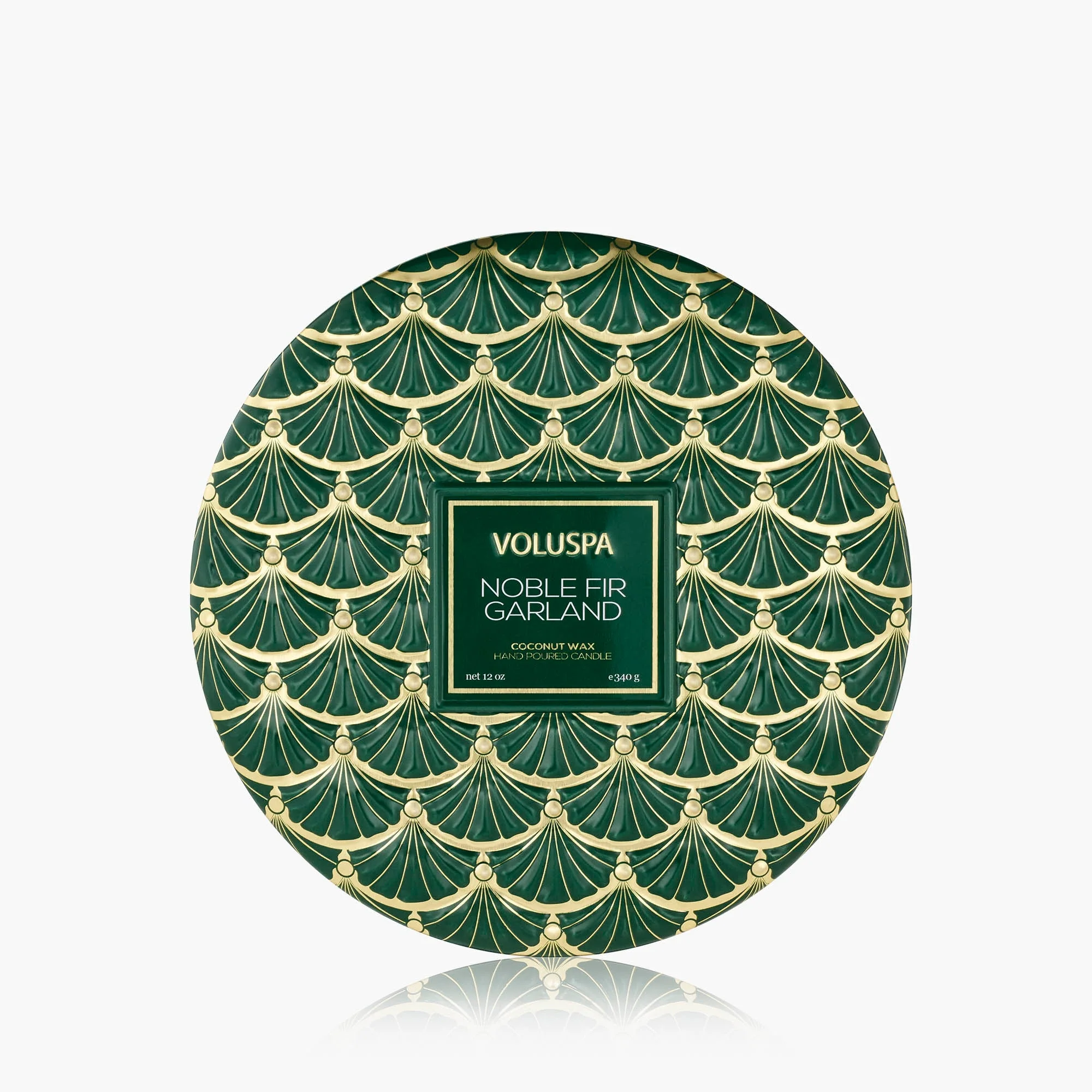 Noble Fir Garland - 3 Wick Tin Candle