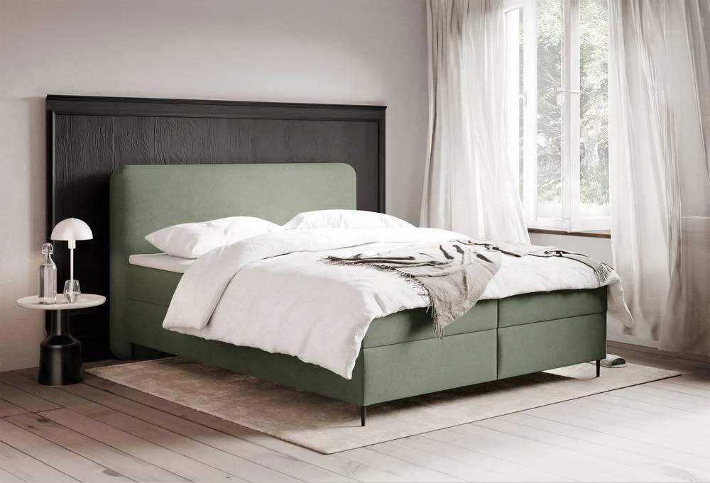 Boxspring Contero chenille 160 x 200 cm met opbergruimte