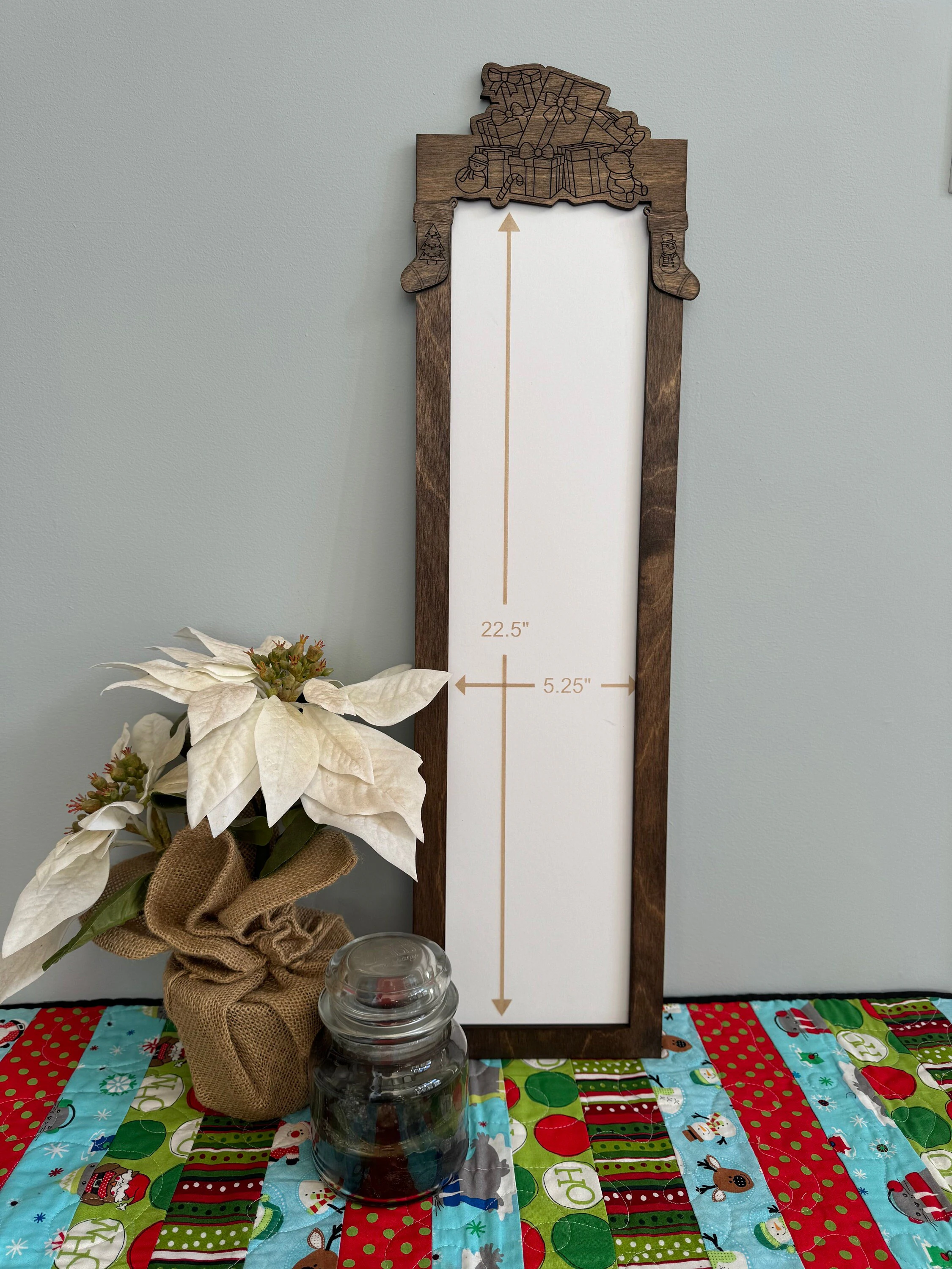 Christmas gift frame