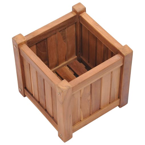 NNEVL Raised Bed 30x30x30 cm Solid Teak Wood