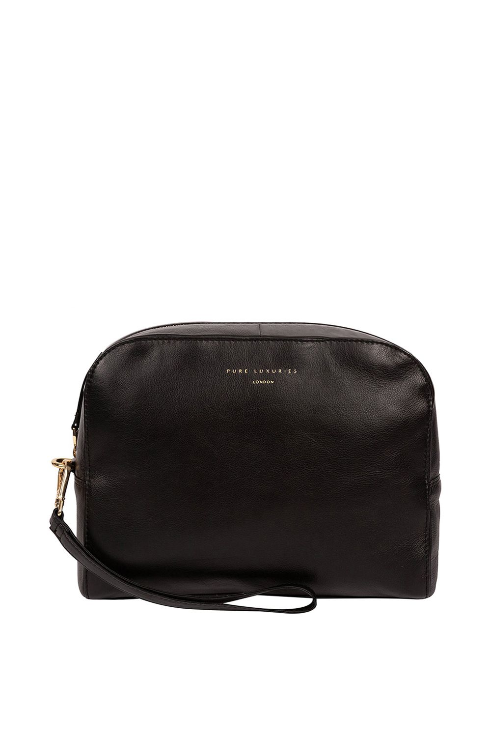 Pure Luxuries London Brompton' Leather Cosmetic Bag