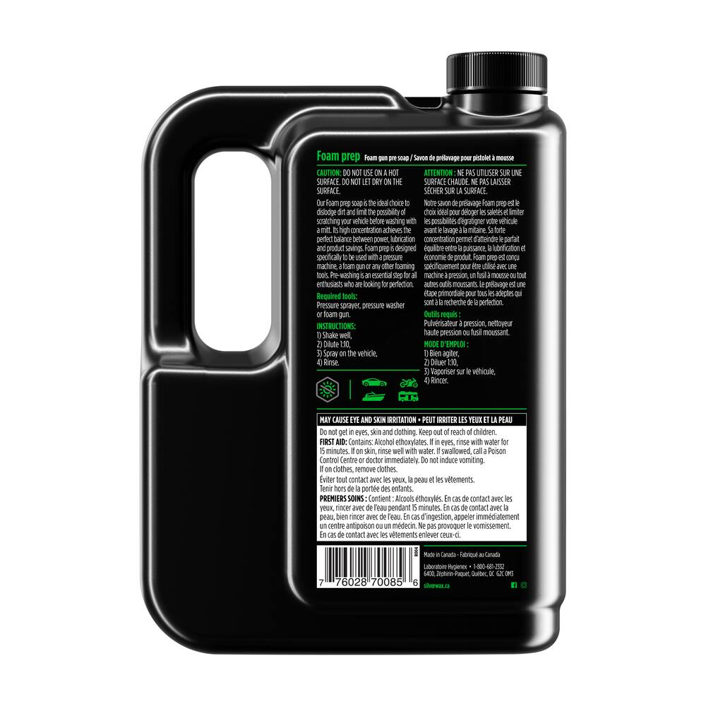 Silverwax Pre-Foam Soap for Foam Gun, 2-L