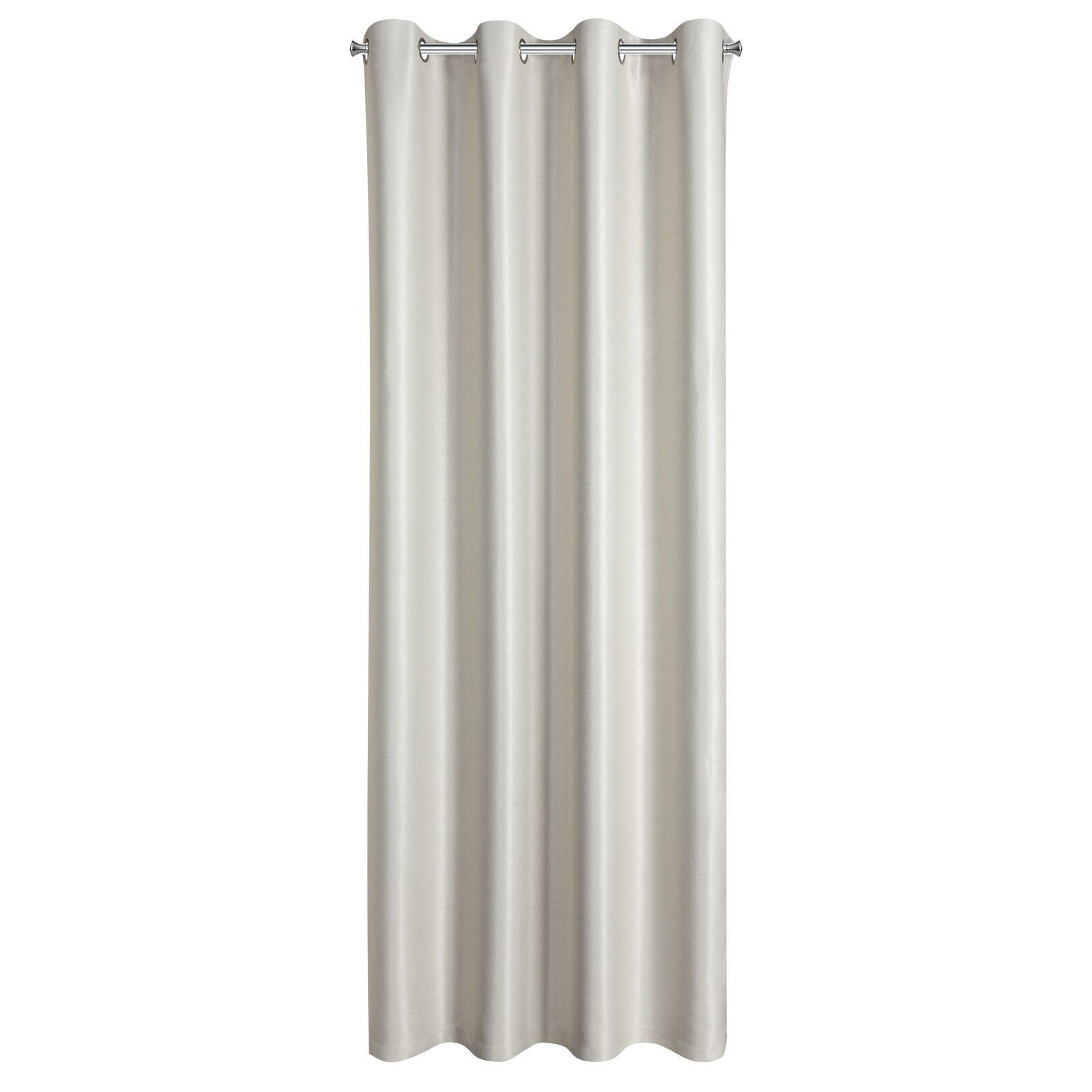 Zasłona na przelotkach z błyszczącą nicią SELINA 140X250 naturalna