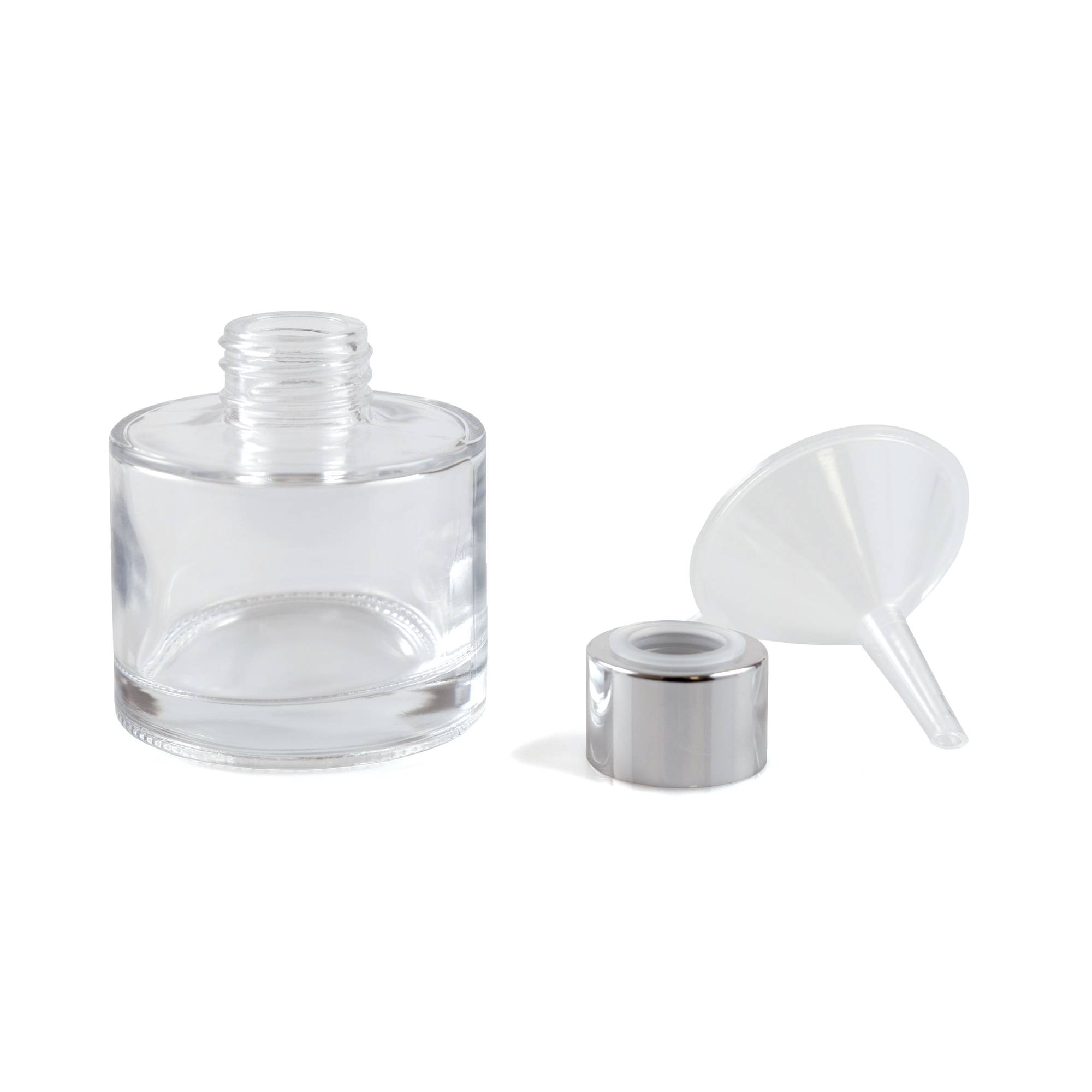 Clear Round Diffuser Glass Jar 7.5cm