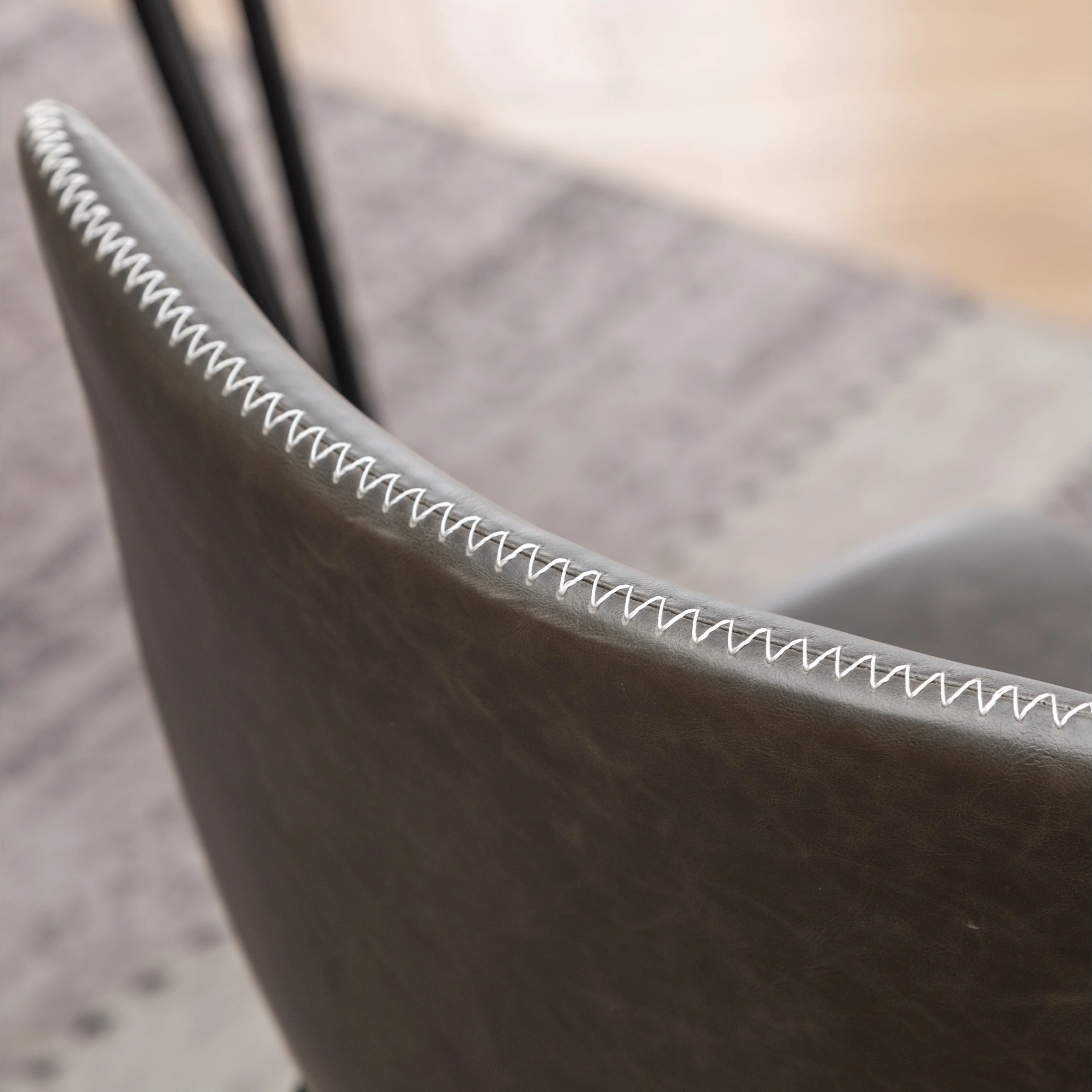 Roundhill Furniture Aryven Industrial 7-Piece Dining Set