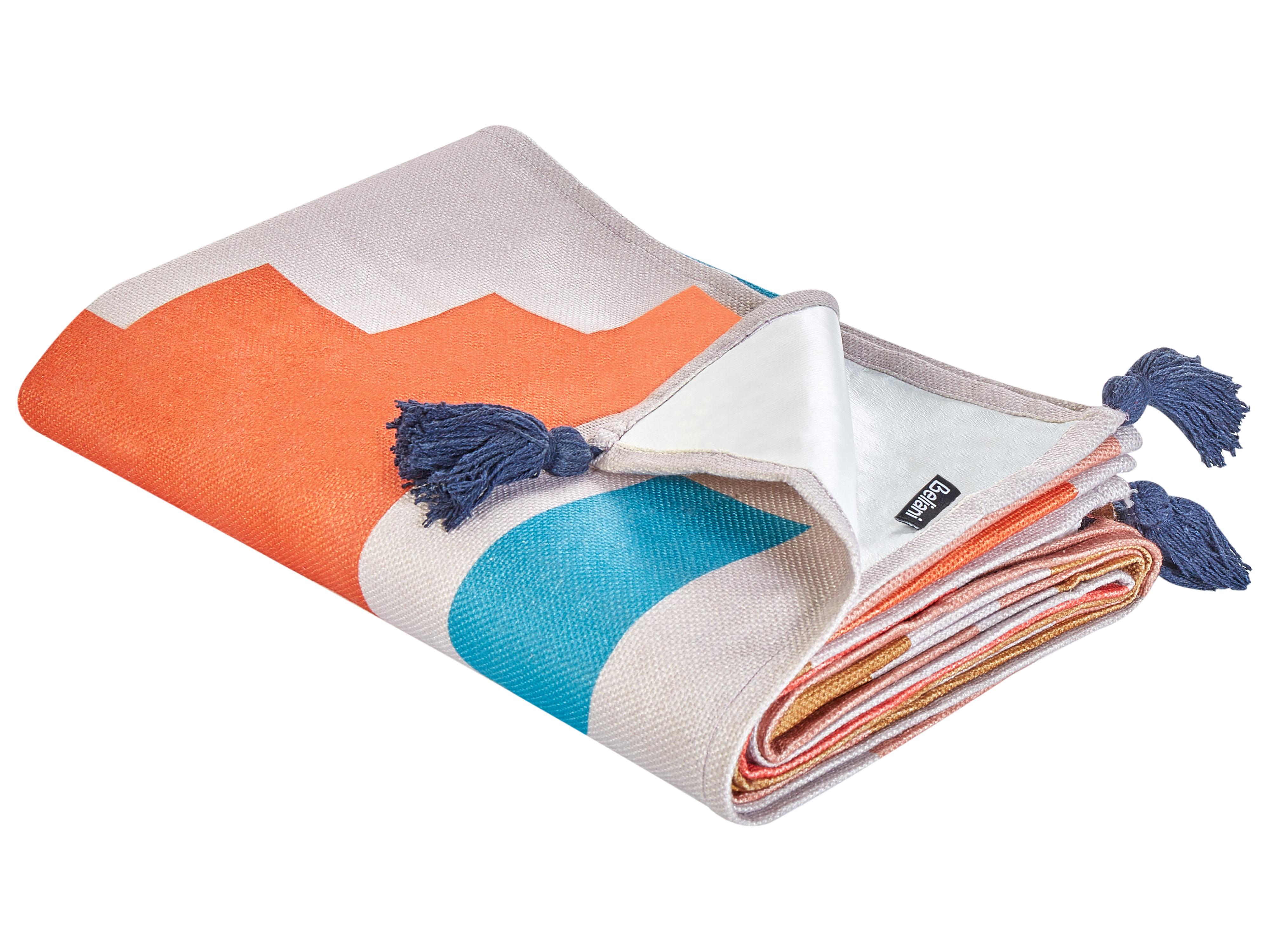 Picnic Blanket KAMBAR 200 x 200 cm Multicolour