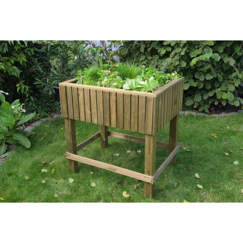 Carré potager sur pieds 79,5 x 60 x 80 cm SOLID