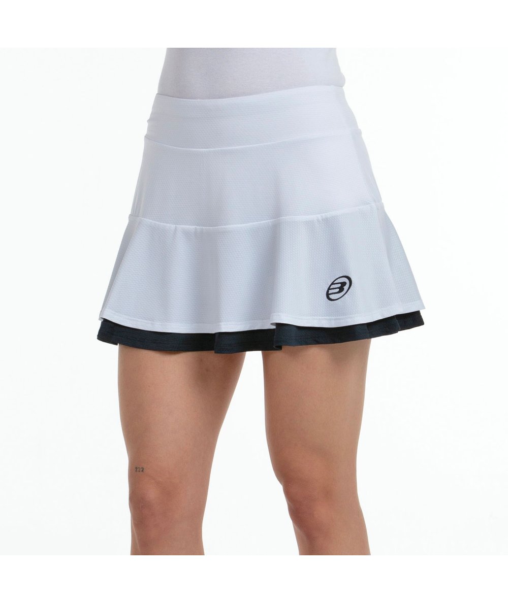 FALDA BULLPADEL TEJAS BLANCO