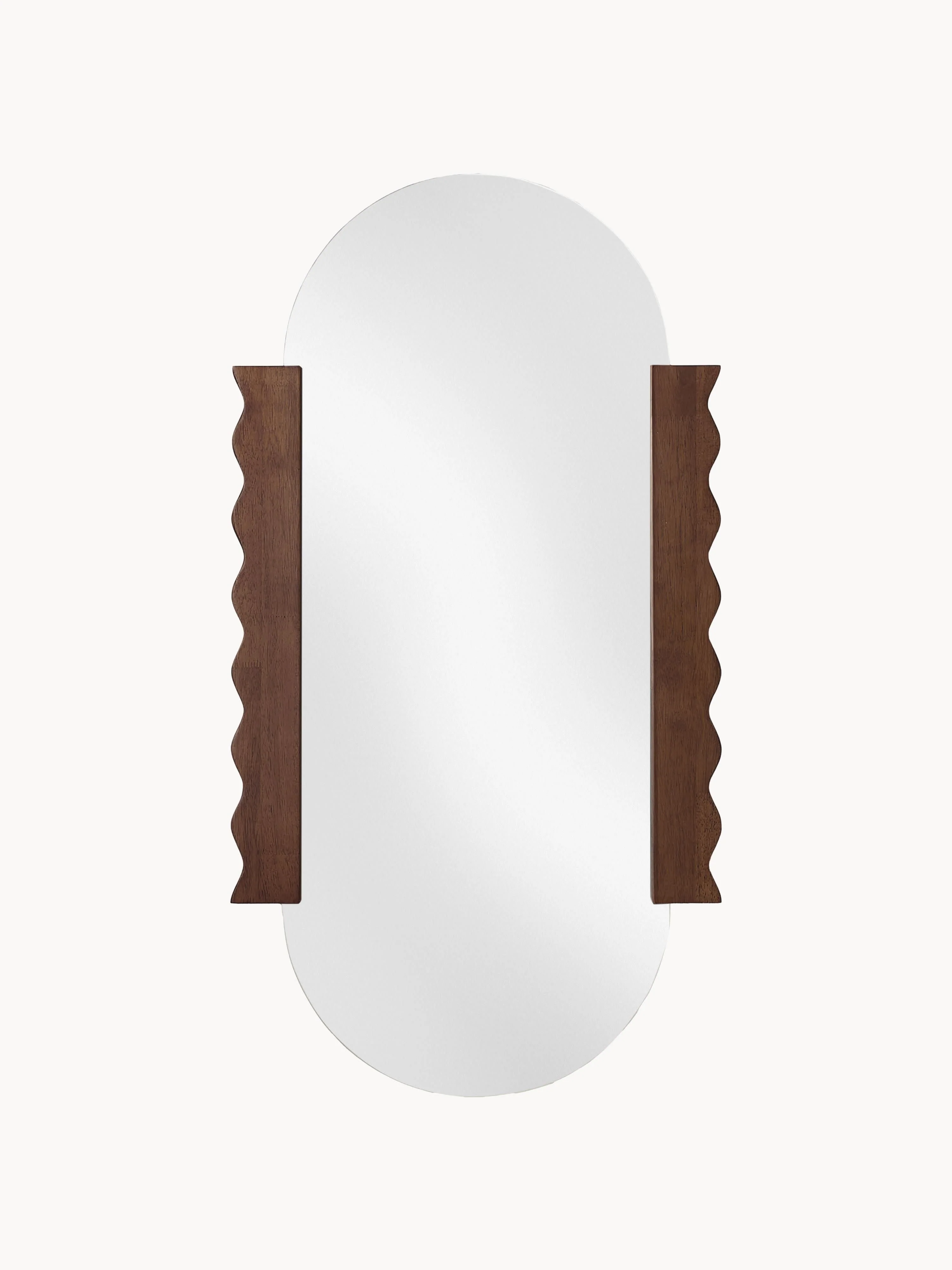 Kinder-Wandspiegel Heju aus Gummiholz