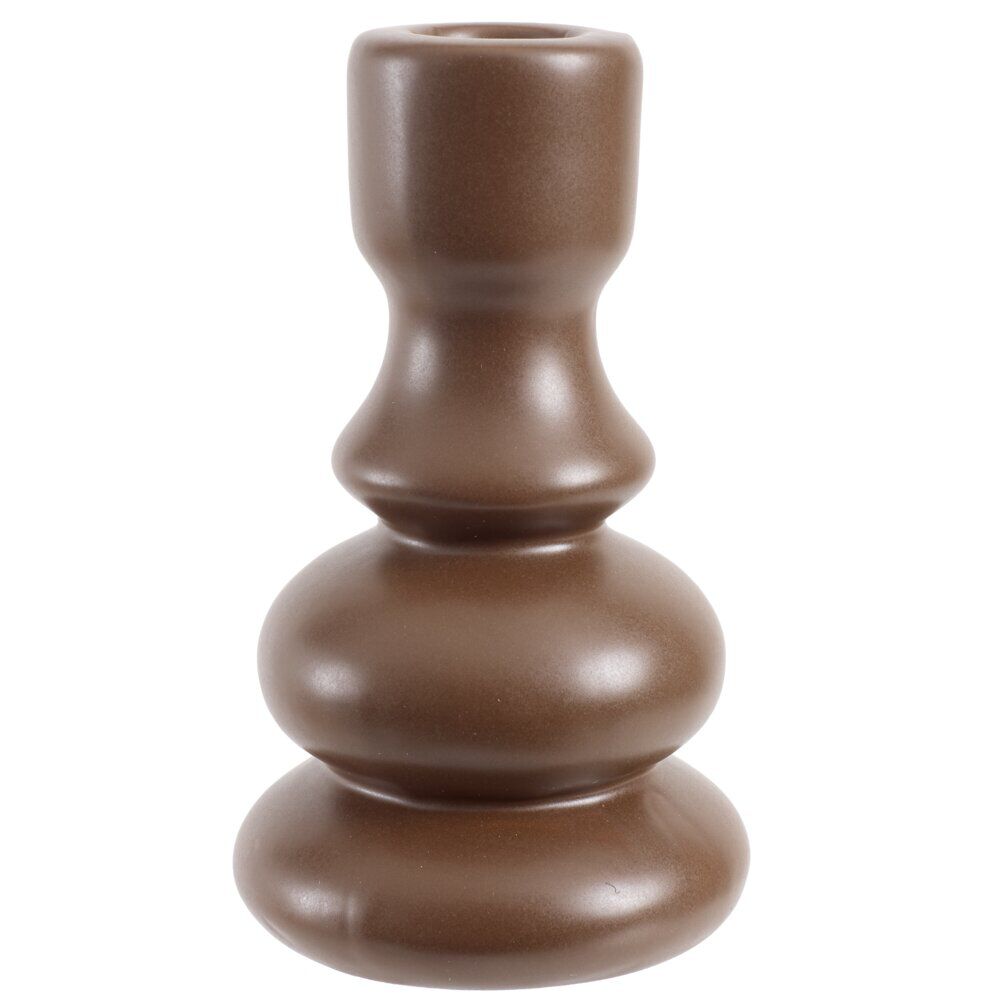 Bougeoir en céramique Ø7,5xH12,5cm (3 modèles)