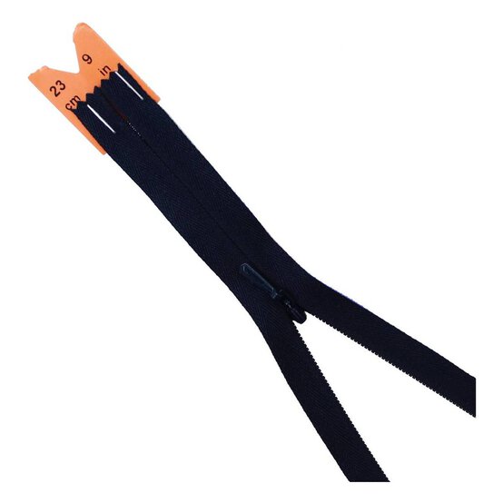 YKK Royal Blue Concealed Zip 23cm