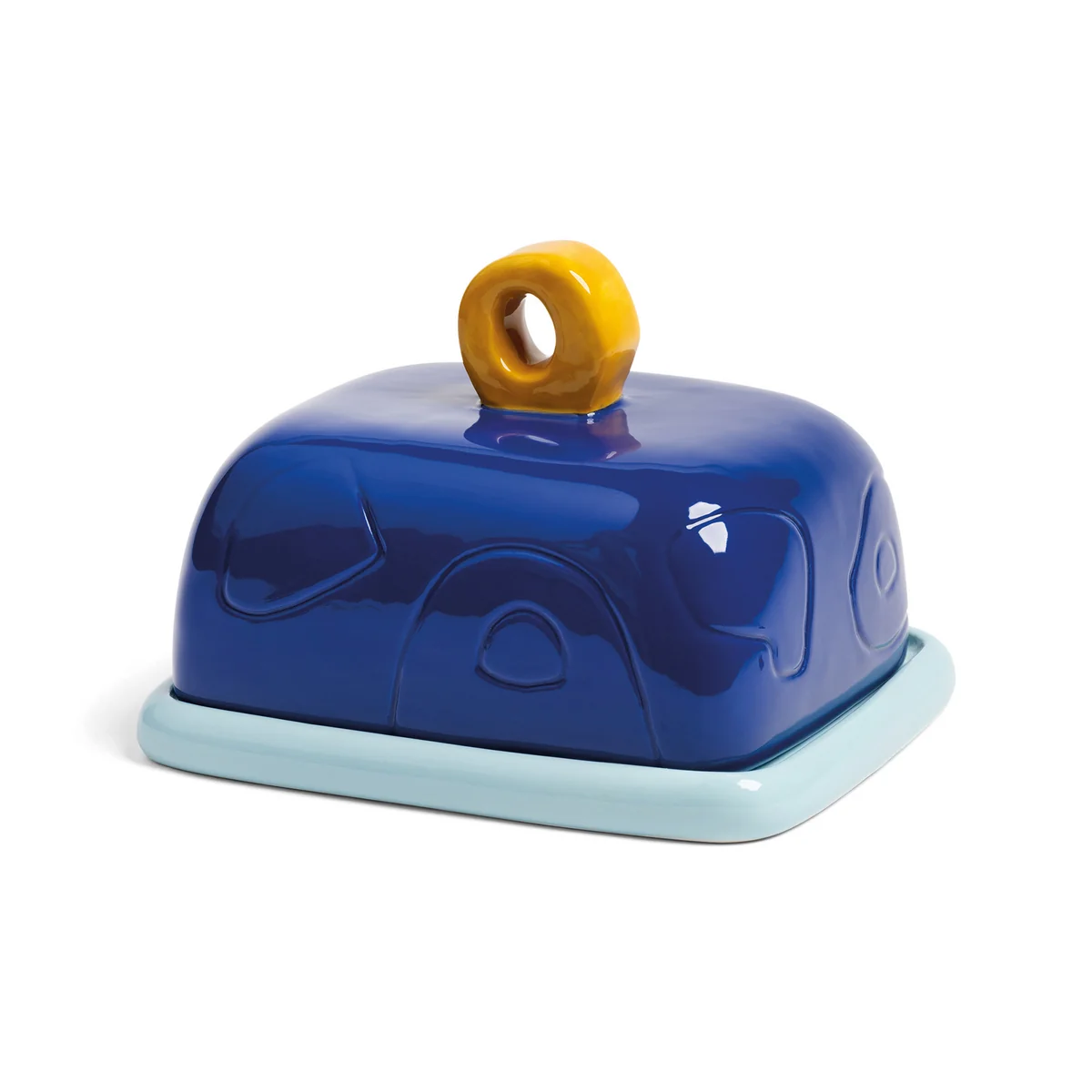&klevering - Sketch Butterdose, blau