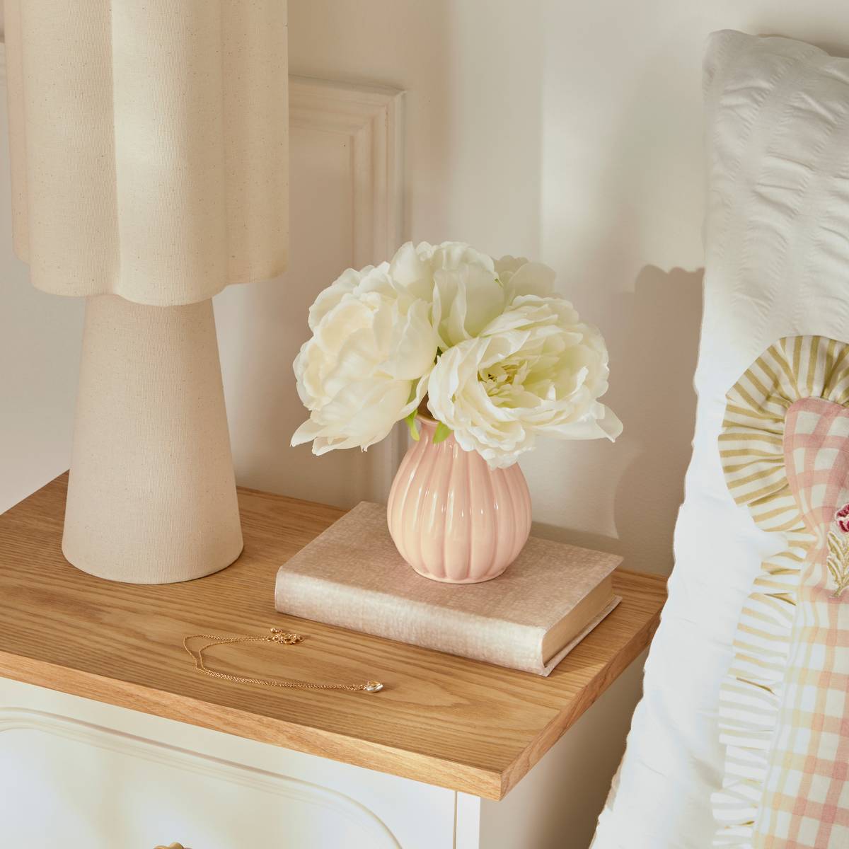 Bud Vase "Rose Flower" Stoneware (ceramic) H. 12.2 cm