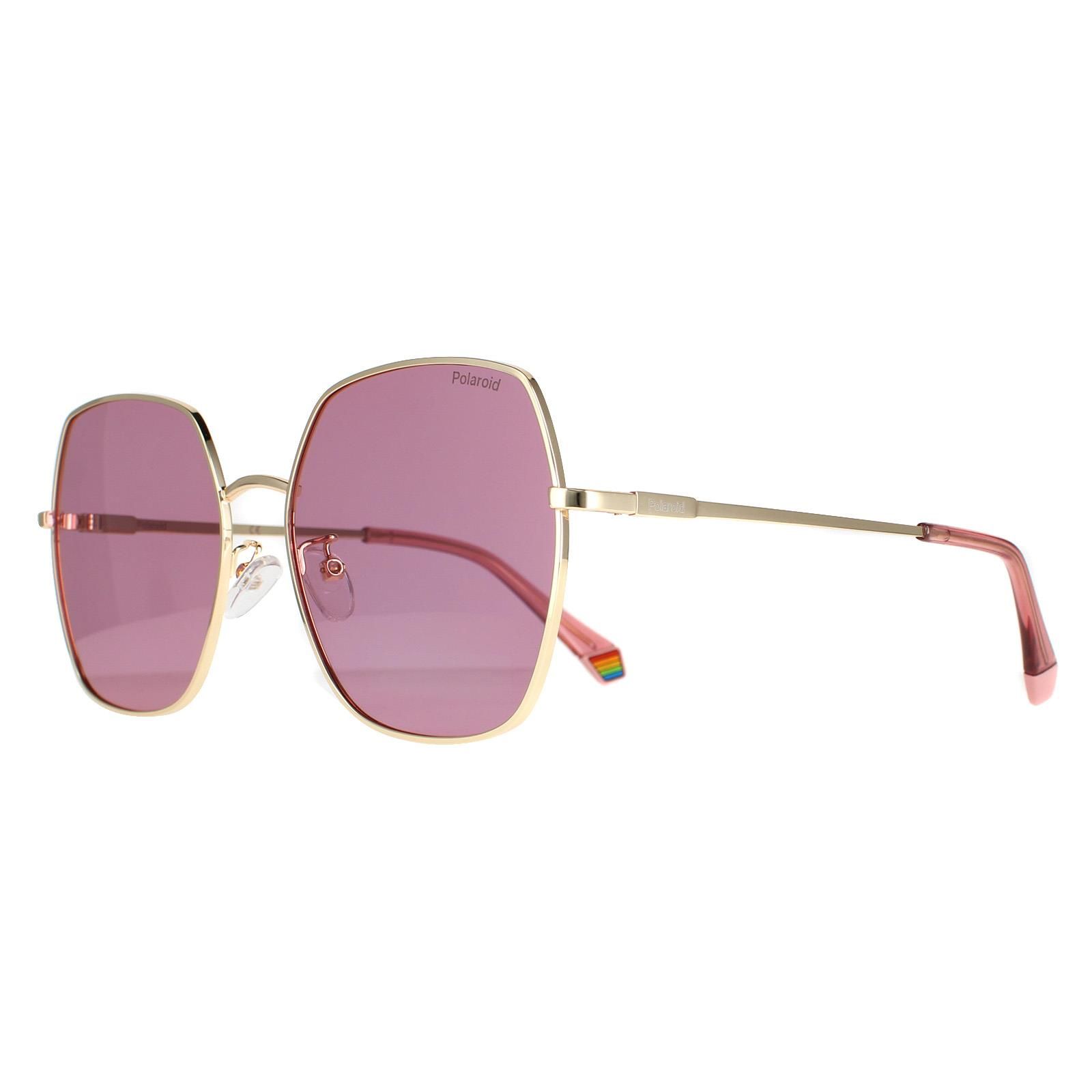 Polaroid Round Gold Pink Pink Polarized PLD 6178/G/S