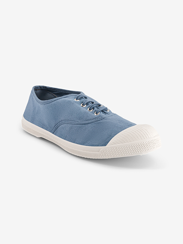 Tennis lacets femme denim