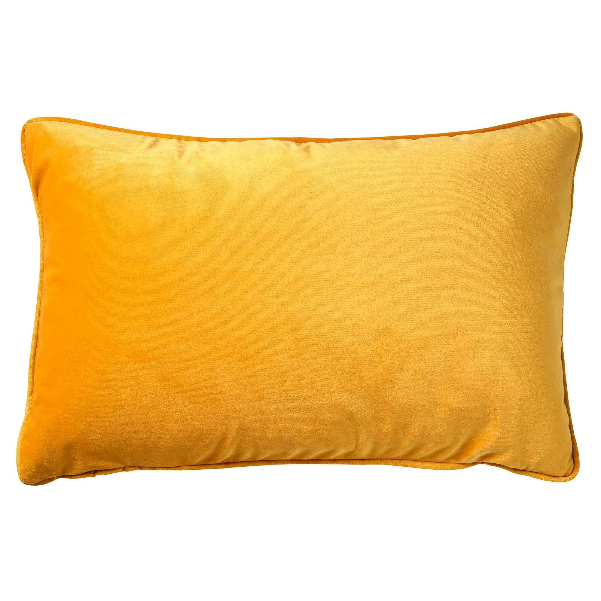 FINN - Coussin - jaune en velours 40x60 cm uni