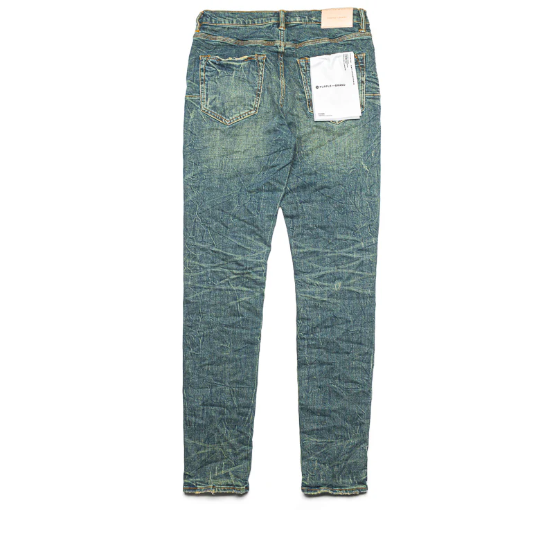 Purple Brand Married Vintage Verdigris Low Rise Skinny Jean - Mid Indigo